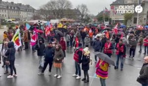 VIDEO. Contre la réforme des retraites, une nouvelle manifestation plus festive à Saint-Lô
