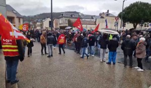 A Lillebonne, les syndicats ont comptabilisé 4000 manifestants mardi 7 mars 2023