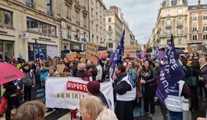 manif pour les droits des femmes à Rouen mercredi 8 mars 2023