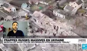 Frappes russes en Ukraine : Moscou dit avoir utilisé des missiles hypersoniques "Kinjal"