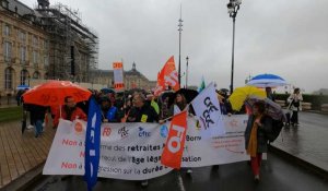 Retraites: début de la manifestation à Bordeaux