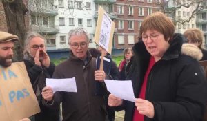 Lille : manifestation des locateurs de la résidences des Aviateurs