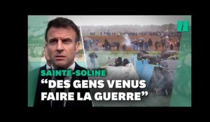 Sainte-Soline : Macron s’exprime pour la première fois sur les incidents