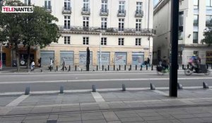 Nantes : les commerçants se barricadent avant la manifestation
