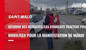 Reforme des retraites à Saint-Malo: "Nous voulons être très visibles à manifester ce mardi"