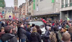 Lille : incidents pendant la manifestation rue Nationale