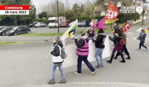 Grève du 28 mars à Combourg. Environ 500 manifestants 