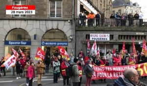 VIDÉO. Fougères : les manifestants protestent devant la permanence du député Thierry Benoit 