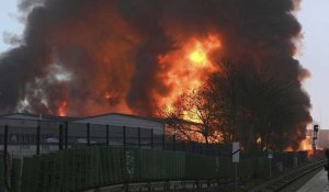 Allemagne : fumées toxiques dans l'air suite à un incendie