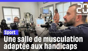 Une salle de musculation adaptée aux handicaps