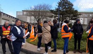 VIDÉO. À Brest, les soignants du CHU en grève dénoncent un "manque de concertation" avec la direction
