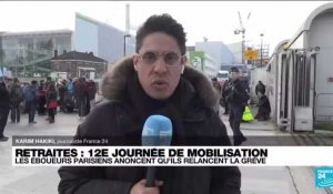 12e journée de mobilisation contre la réforme des retraites : les éboueurs parisiens relancent la grève