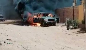 Soudan: l'armée diffuse des images d'un véhicule incendié par des paramilitaires