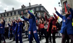 1300 manifestants à Compiègne contre la réforme des retraites