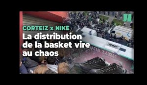 À Paris, la distribution de ces baskets Nike X Corteiz Air Max 95 fait plusieurs blessés