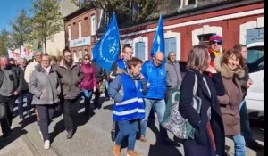 250 personnes à la manifestation à Friville-Escarbotin