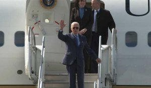 Joe Biden arrive à Knock, en Irlande, pour visiter la terre de ses ancêtres