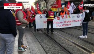 VIDÉO. Réforme des retraites : des centaines de personnes mobilisées à Angers après la validation du conseil constitutionnel