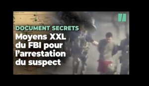 Fuite documents secrets : les images de l’arrestation montrent que le FBI a utilisé les grand moyens