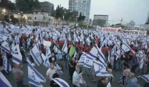Israël: 14e semaine de protestation contre la réforme de la justice