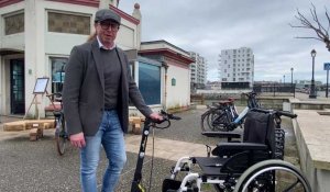 Boulogne : un fauteuil roulant trottinette, comment ça marche ?