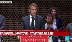 REPLAY - Emmanuel Macron présente sa vision de la souveraineté européenne à La Haye
