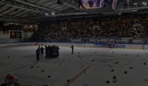 Hockey sur glace : scènes de liesse après le 17e titre des Dragons de Rouen