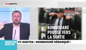 Journal de 8H30 : on parle notamment du départ annoncé d'Antoine Kombouaré du FC Nantes