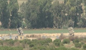 Les batteries du bouclier antimissiles israélien en alerte près de Gaza