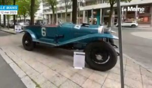 VIDÉO. 24 Heures du Mans : une voiture mythique exposée dans le centre-ville