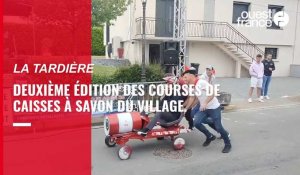 VIDEO. La deuxième édition de la course de caisses à savon de La Tardière en Vendée