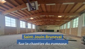 Saint-Jouin-Bruneval. Sur le chantier du gymnase