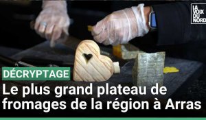 Le plus grand plateau de fromages des Hauts-de-France au beffroi d'Arras