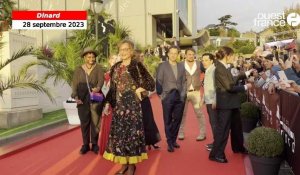 Dinard. Le jury du festival du film britannique sur le tapis rouge 