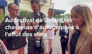 VIDEO. Au festival de Dinard, avec les chasseurs d'autographes