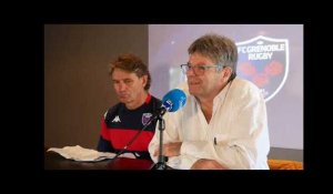 Patrick Goffi détaille les arguments que va présenter le FC Grenoble devant la commission d'appel