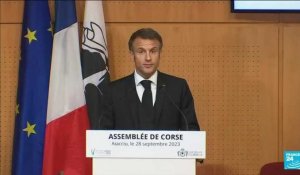 Emmanuel Macron propose une "autonomie à la Corse"