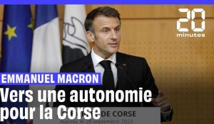 Emmanuel Macron propose une «autonomie pour la Corse»