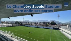 Chambéry : le nouveau stade ouvre ses portes