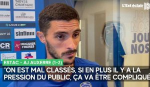 Les réactions de Xavier Chavalerin et Abdoulaye Ndiaye après Estac - AJ Auxerre (1-2)