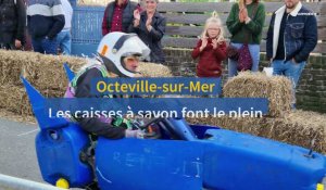 Succès pour la première course à savon d'Octeville-sur-Mer
