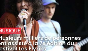 Plusieurs milliers de personnes ont assisté à la 7e édition du festival Les Élyziks