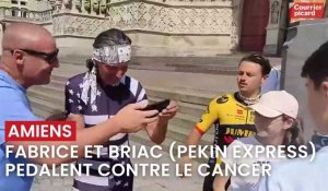 Fabrice et Briac, de Pékin Express, à Amiens contre le cancer