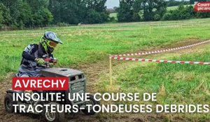 Courses de tracteurs-tondeuses débridés à Avrechy