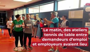 Des ateliers tennis de table pour demandeurs d'emploi et recruteurs à Abbeville
