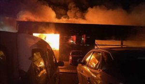 Barlin : d'importants dégâts dans un garage automobile après un incendie