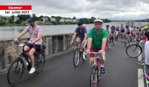 VIDÉO. Anjou Vélo Vintage à Saumur : 5000 participants au départ des randonnées cyclistes