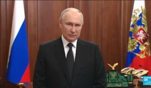 REPLAY - Vladimir Poutine accuse Prigojine de "trahison" et dénonce un "coup de poignard dans le dos"