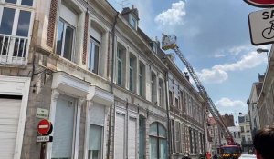 Incendie dans le centre-ville de Douai, un homme entre la vie et la mort