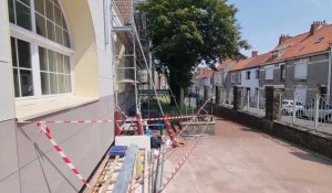 Le faux plafond d'une classe d'école maternelle à Boulogne s'effondre